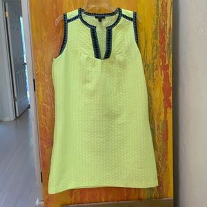 Neon yellow JCrew dress